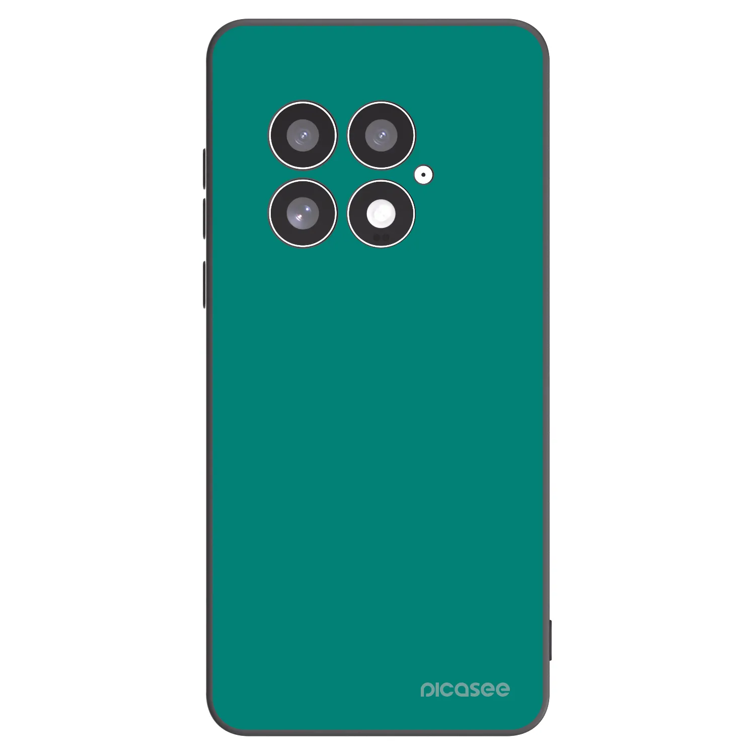 Picasee silikonový černý obal pro OnePlus 13 5G - Emerald Mist