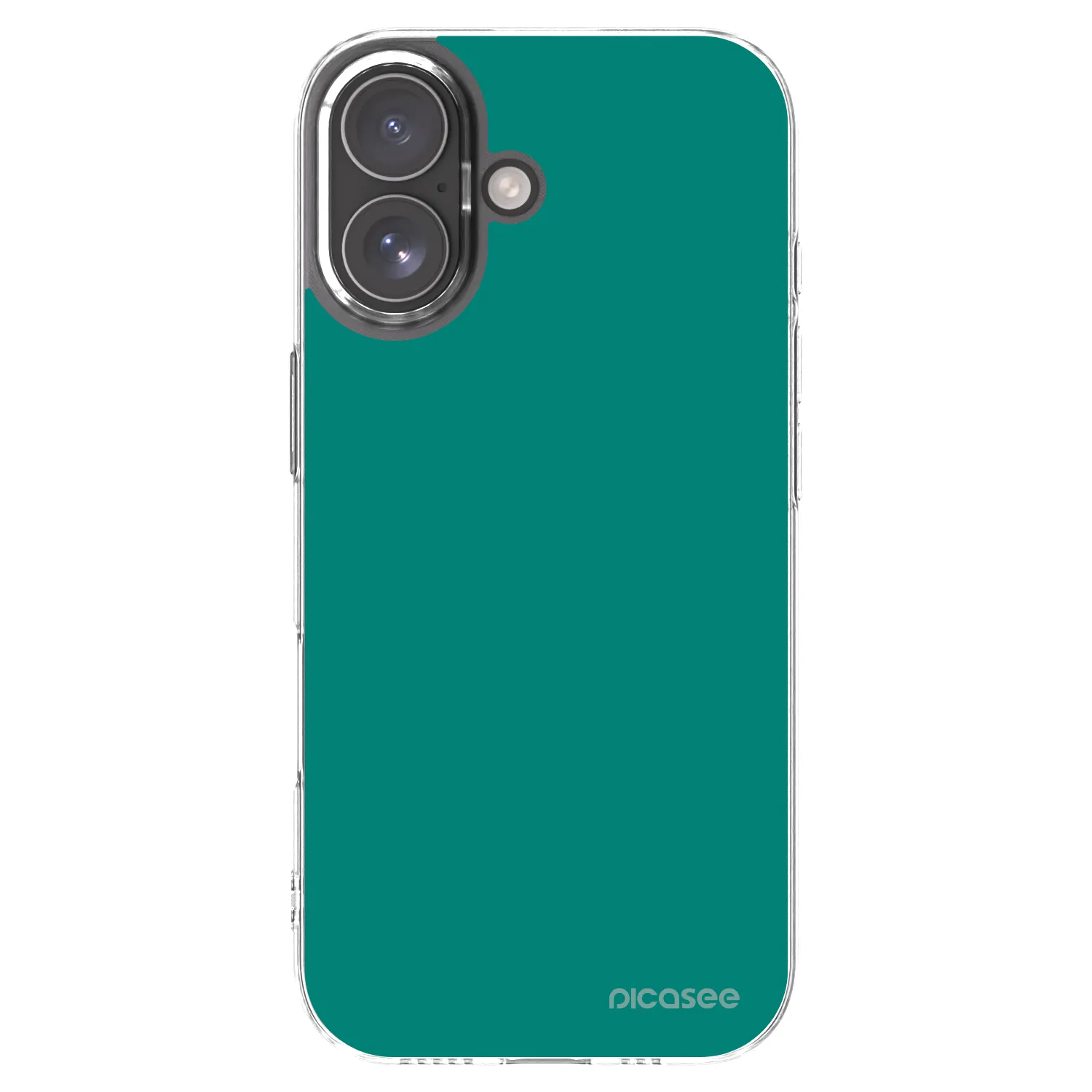 Picasee silikonový průhledný obal pro Apple iPhone 17 - Emerald Mist