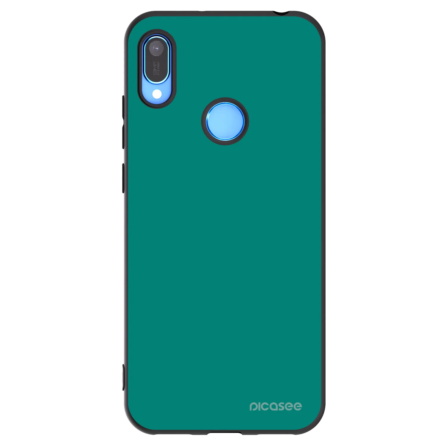 Picasee silikonový černý obal pro Huawei Y6 2019 - Emerald Mist
