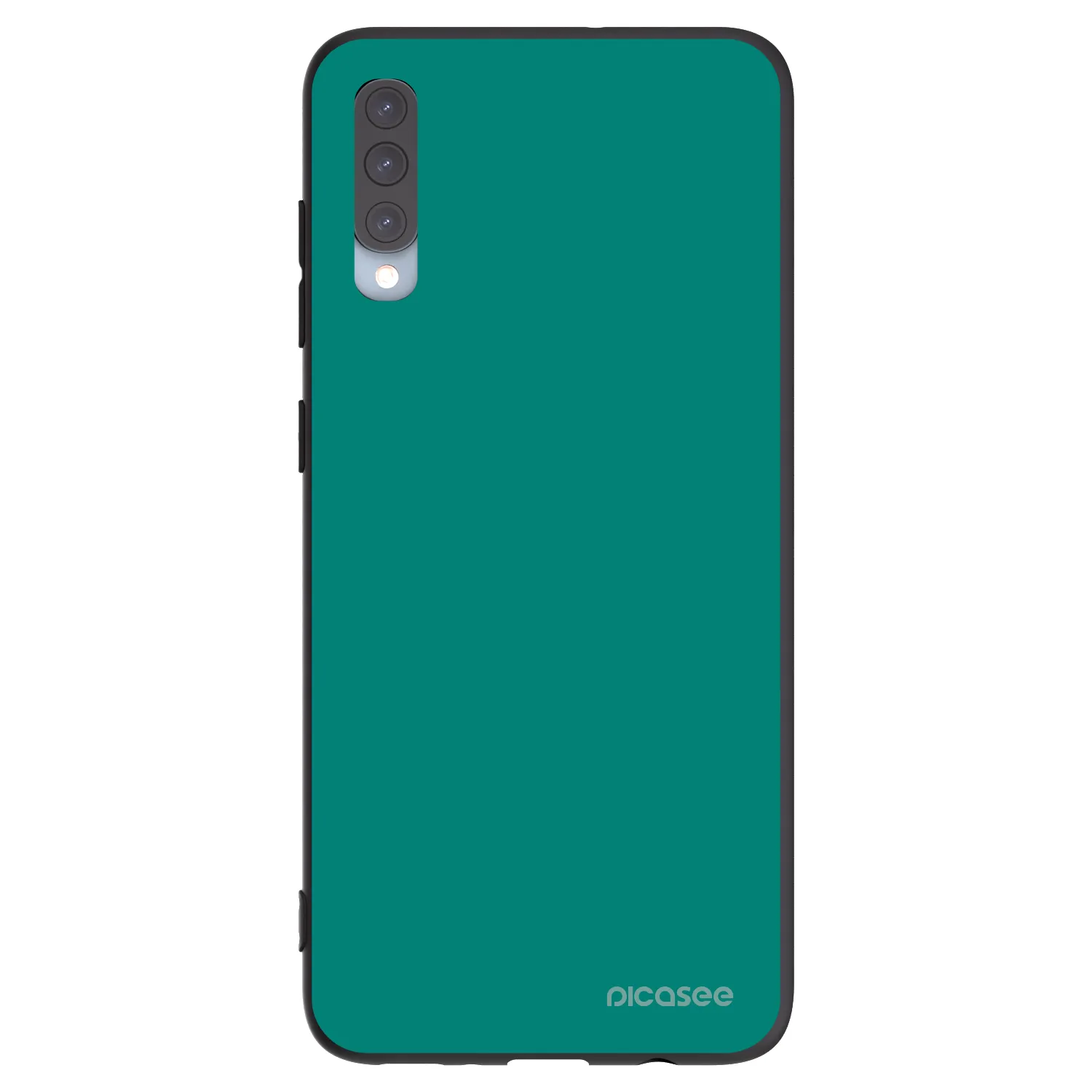 Picasee silikonový černý obal pro Samsung Galaxy A70 A705F - Emerald Mist