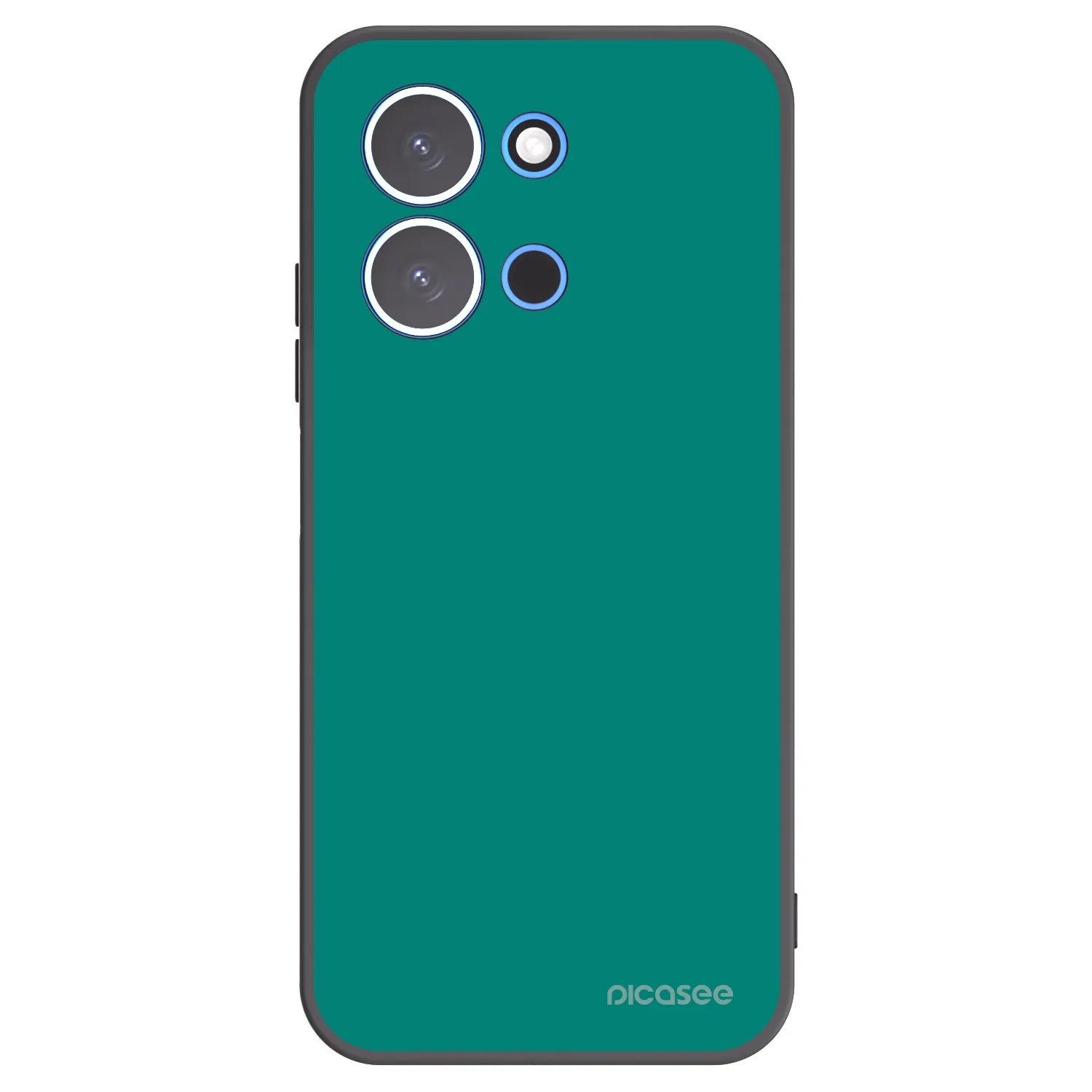 Picasee silikonový černý obal pro Xiaomi Redmi 15C 4G - Emerald Mist