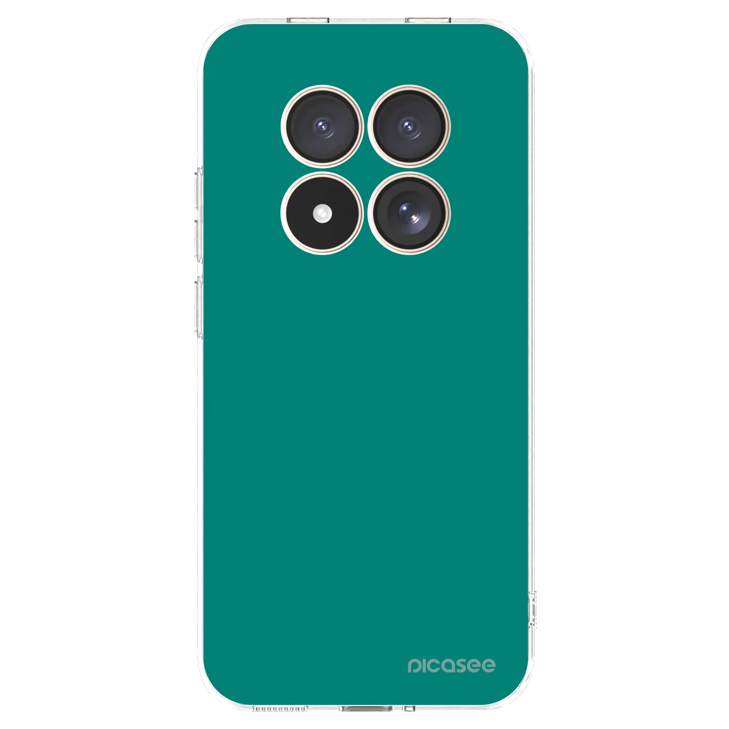 Picasee silikonový průhledný obal pro Xiaomi Redmi Note 15 Pro 4G - Emerald Mist