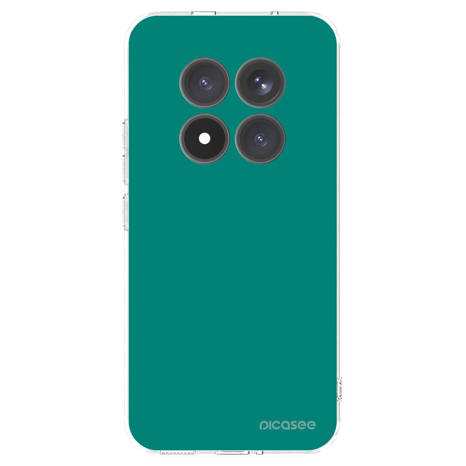 Picasee silikonový průhledný obal pro Xiaomi Redmi Note 15 Pro+ - Emerald Mist