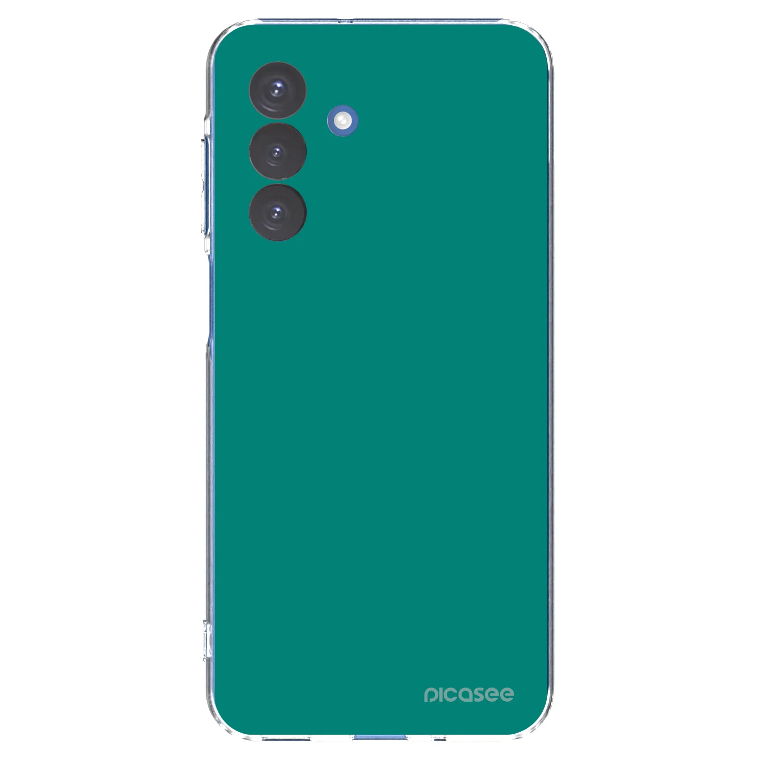 Picasee silikonový průhledný obal pro Samsung Galaxy A17 5G - Emerald Mist