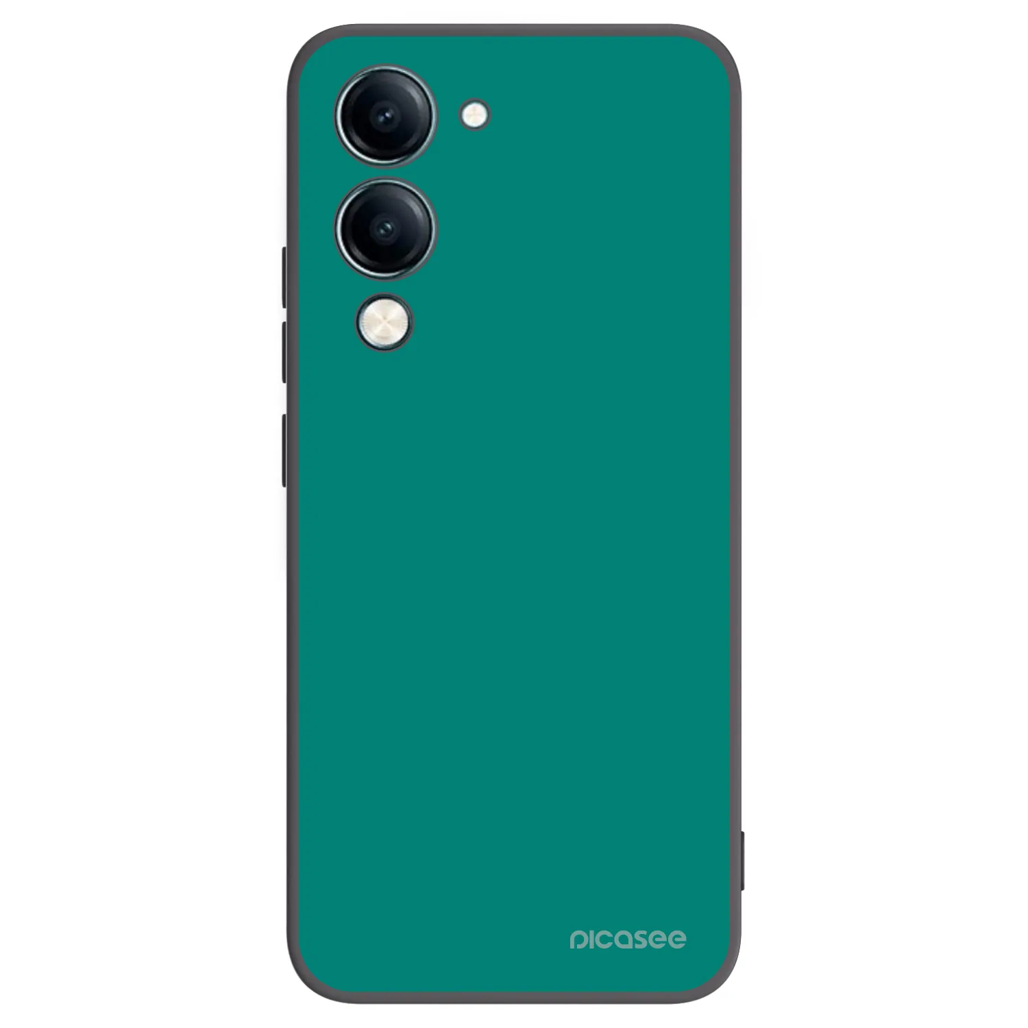 Picasee silikonový černý obal pro Vivo Y29s 5G - Emerald Mist