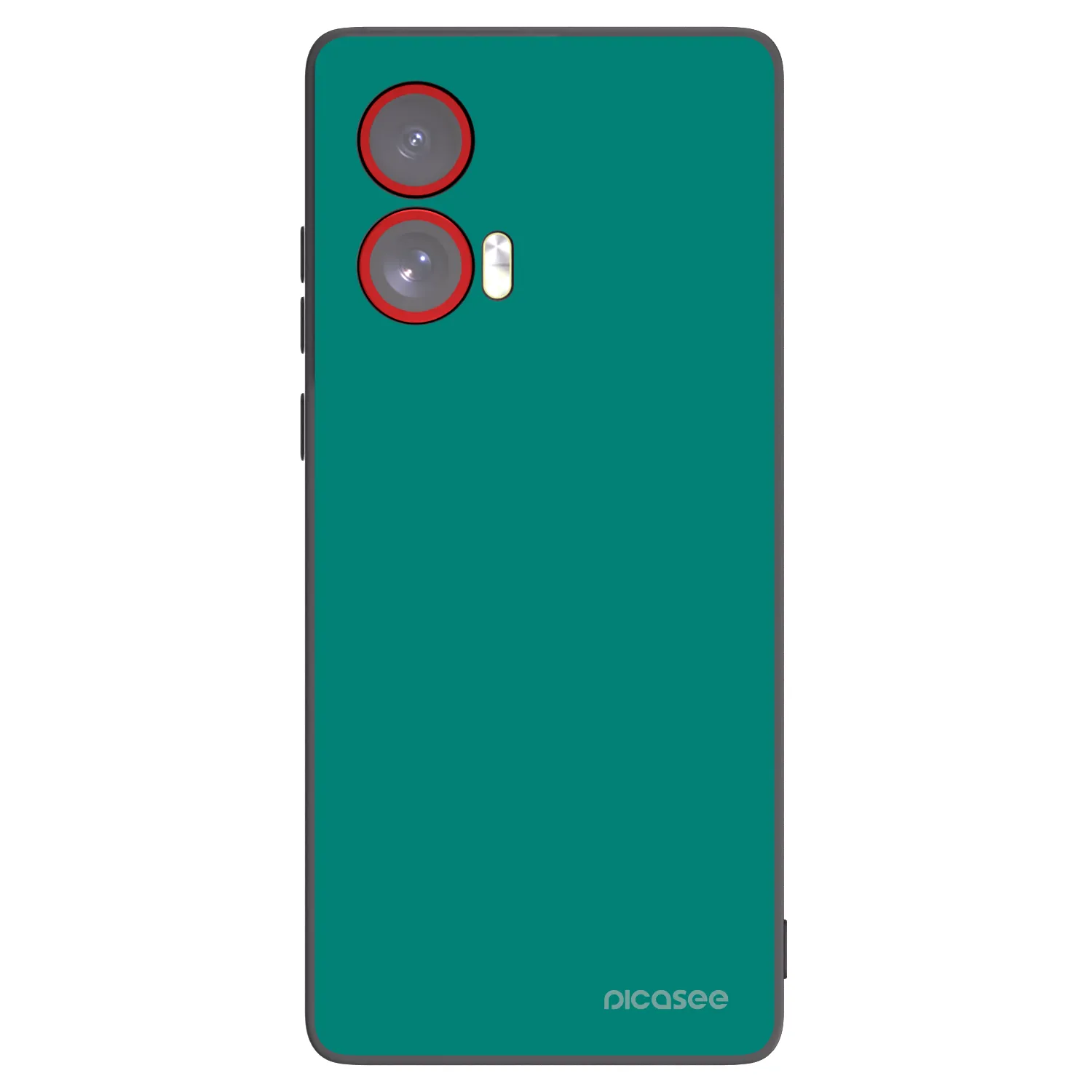 Picasee silikonový černý obal pro Motorola Edge 50 Fusion - Emerald Mist