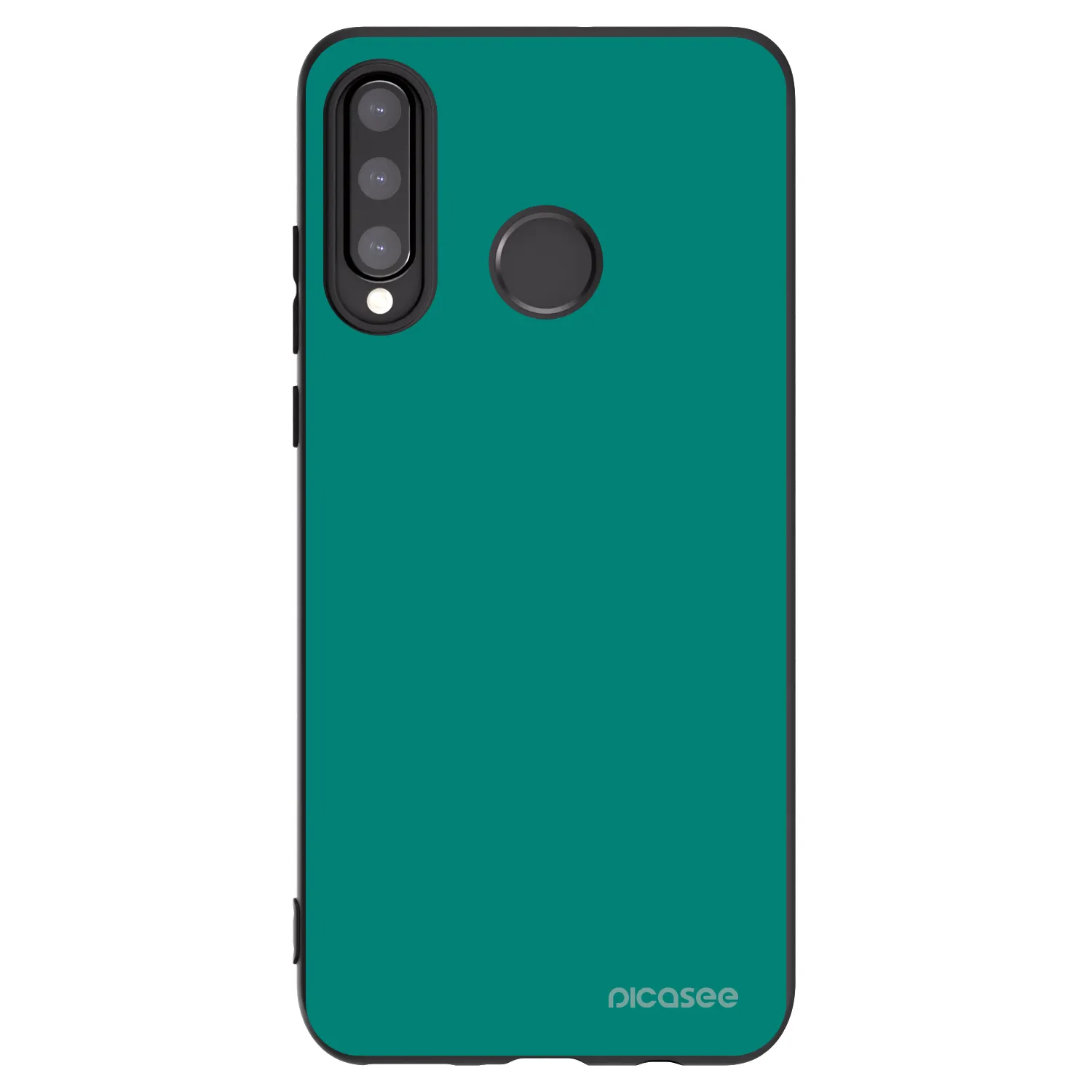Picasee silikonový černý obal pro Huawei P30 Lite - Emerald Mist