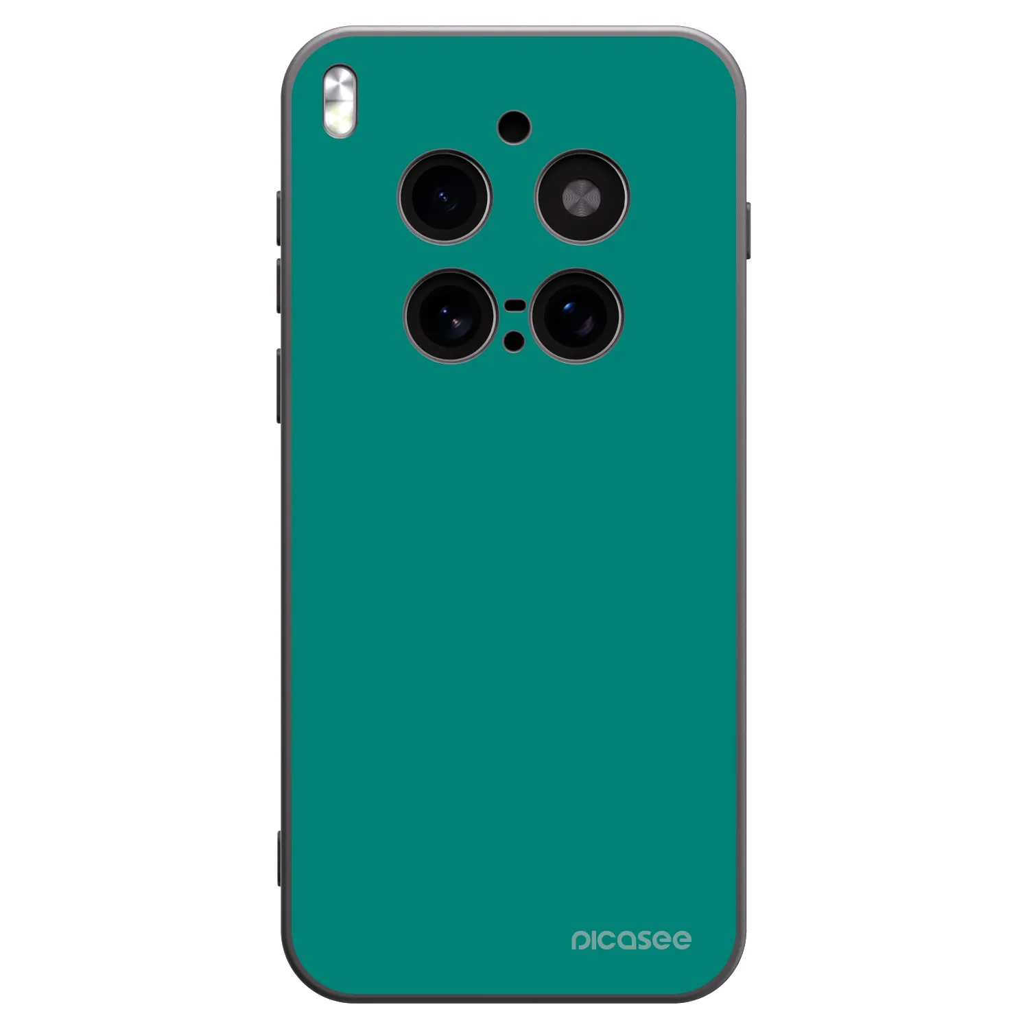 Picasee silikonový černý obal pro Vivo X300 Pro - Emerald Mist