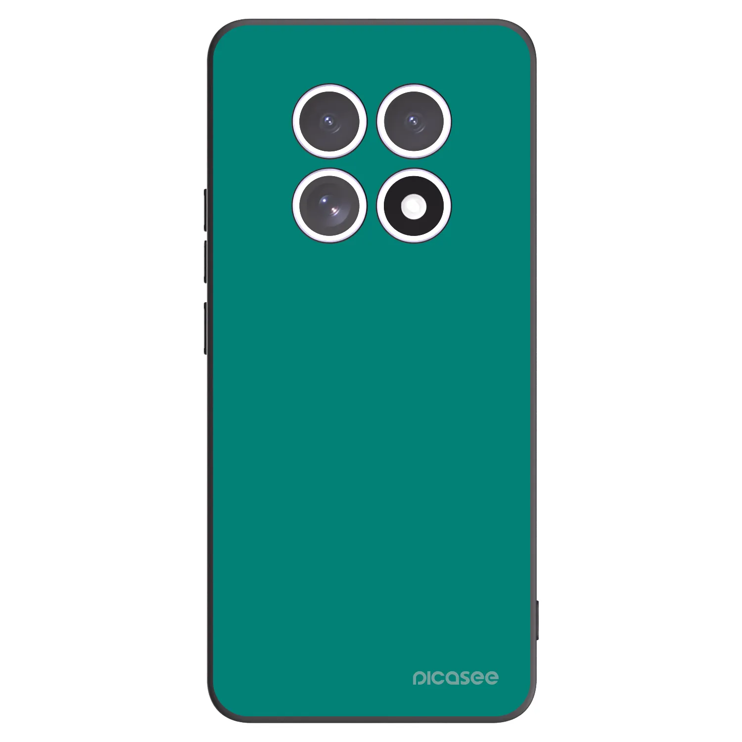 Picasee silikonový černý obal pro Xiaomi Redmi Note 15 5G - Emerald Mist