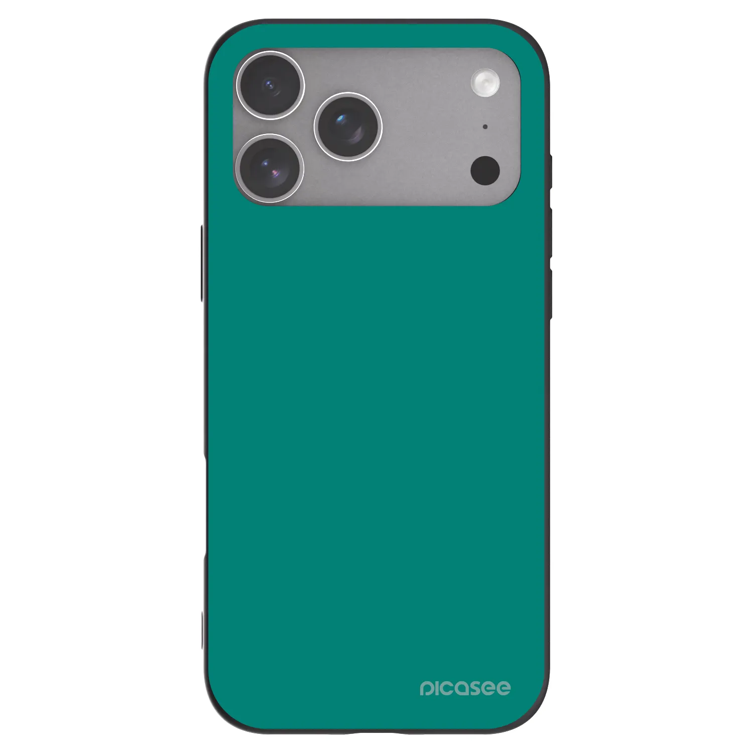 Picasee silikonový černý obal pro Apple iPhone 18 Pro Max - Emerald Mist