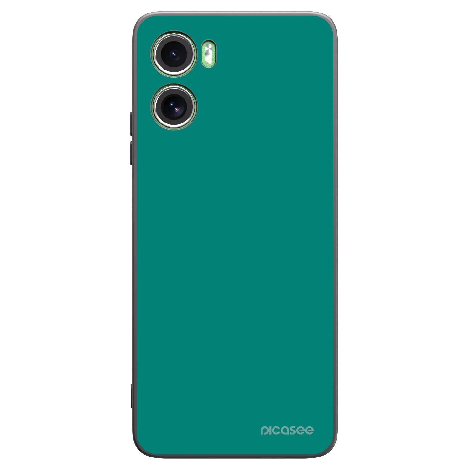 Picasee silikonový černý obal pro Motorola Moto G06 - Emerald Mist
