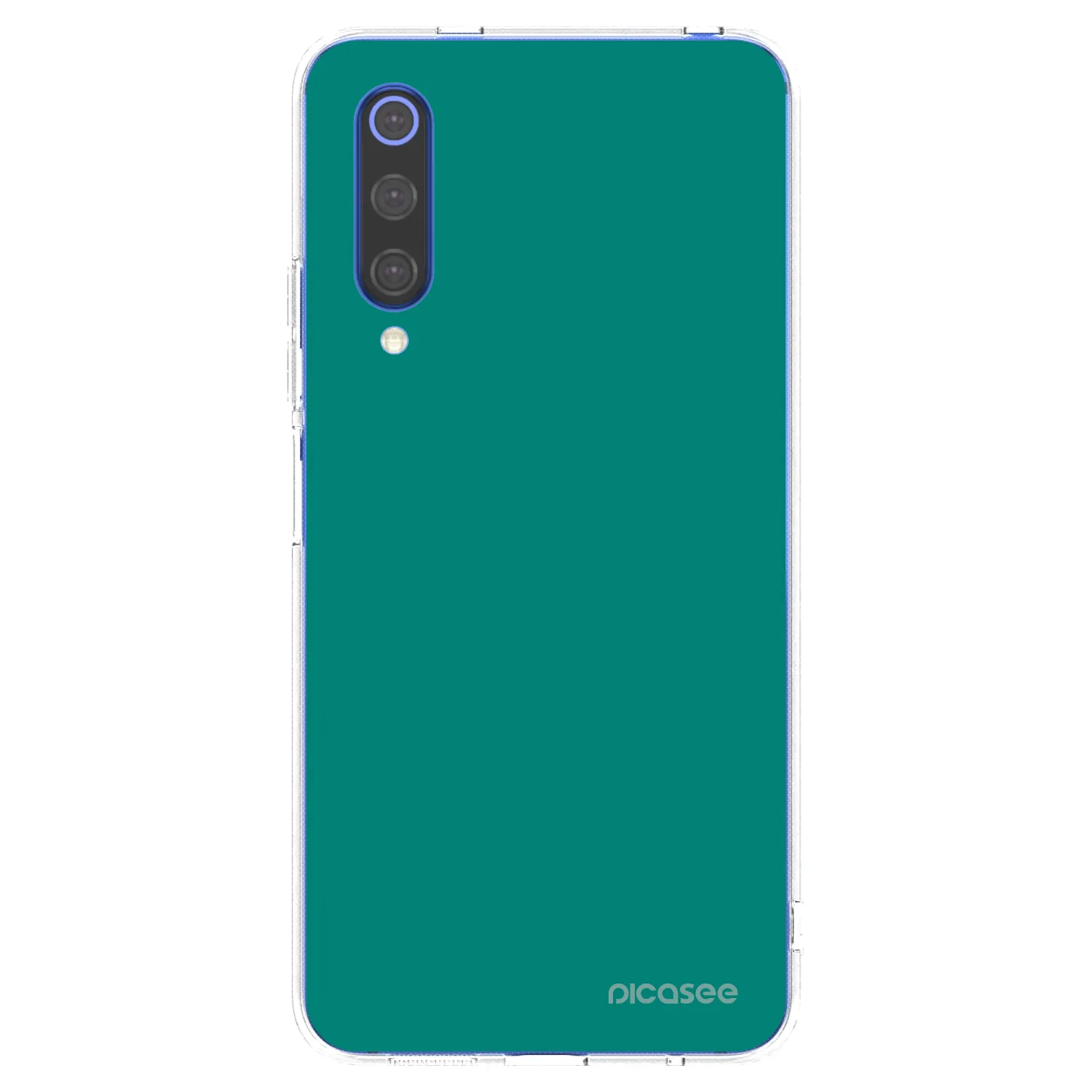 Picasee silikonový průhledný obal pro Xiaomi Mi 9 SE - Emerald Mist
