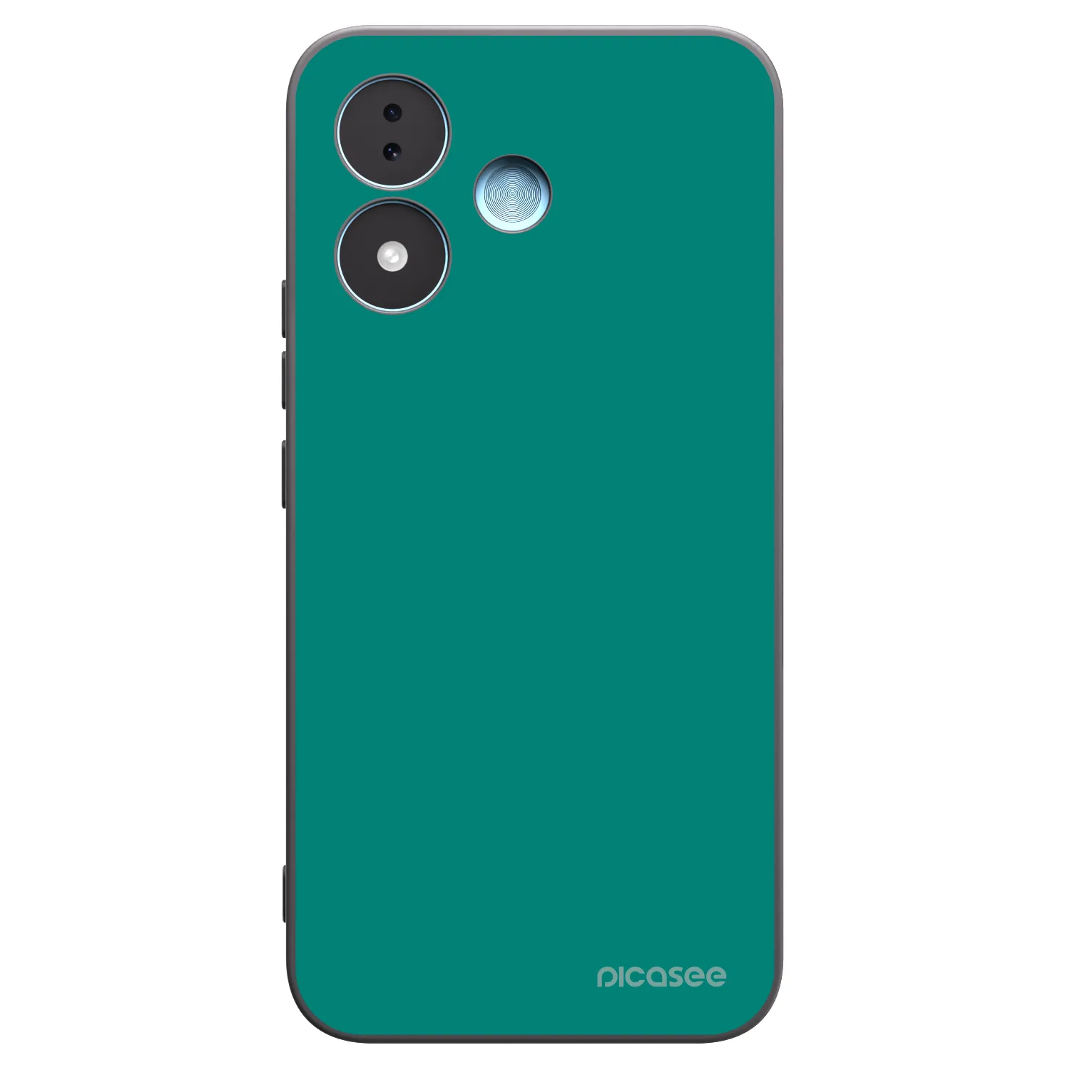 Picasee silikonový černý obal pro Xiaomi Redmi Note 17 5G - Emerald Mist