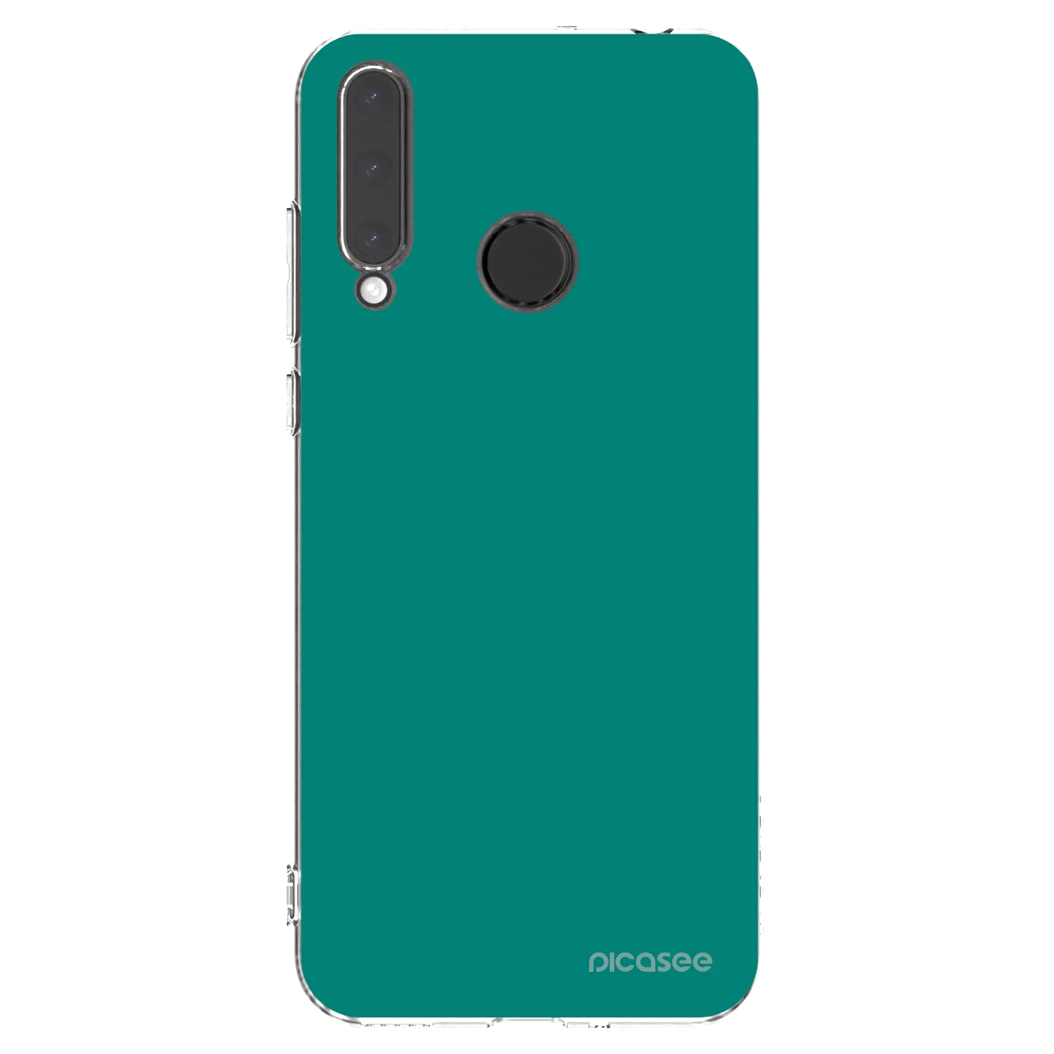 Picasee silikonový průhledný obal pro Honor 20 Lite - Emerald Mist