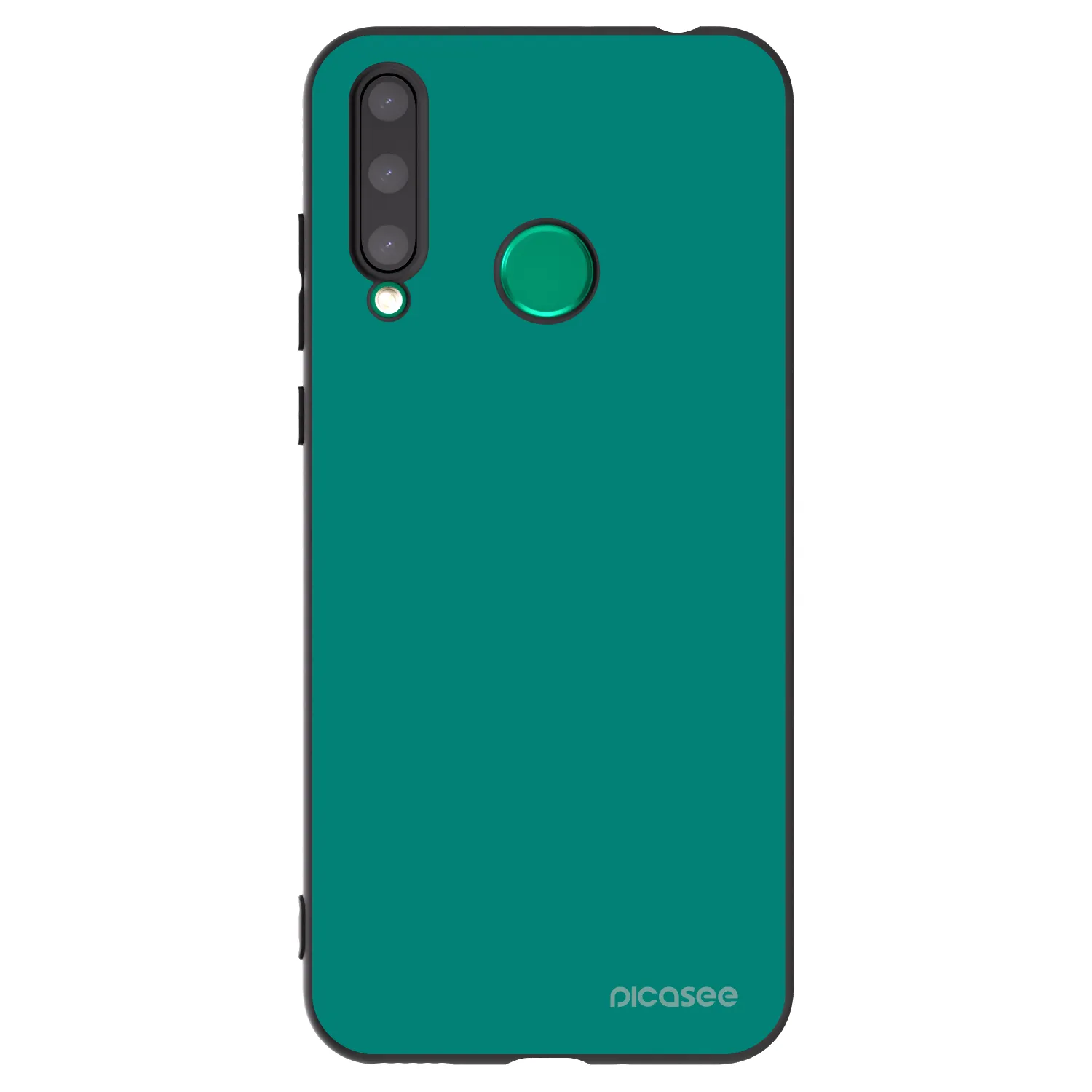 Picasee silikonový černý obal pro Honor 20 Lite - Emerald Mist