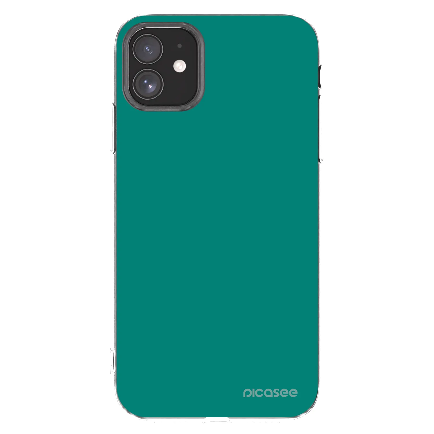 Picasee silikonový průhledný obal pro Apple iPhone 11 - Emerald Mist
