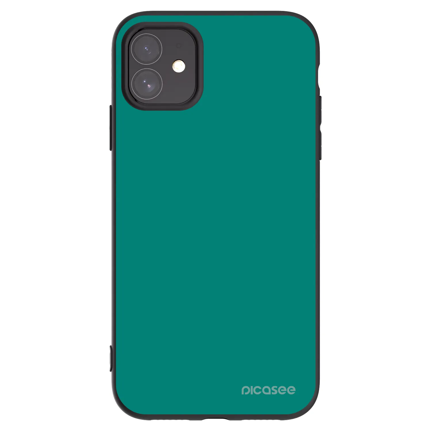 Picasee silikonový černý obal pro Apple iPhone 11 - Emerald Mist
