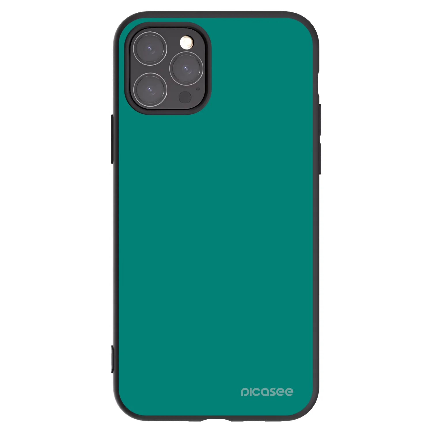Picasee silikonový černý obal pro Apple iPhone 11 Pro - Emerald Mist