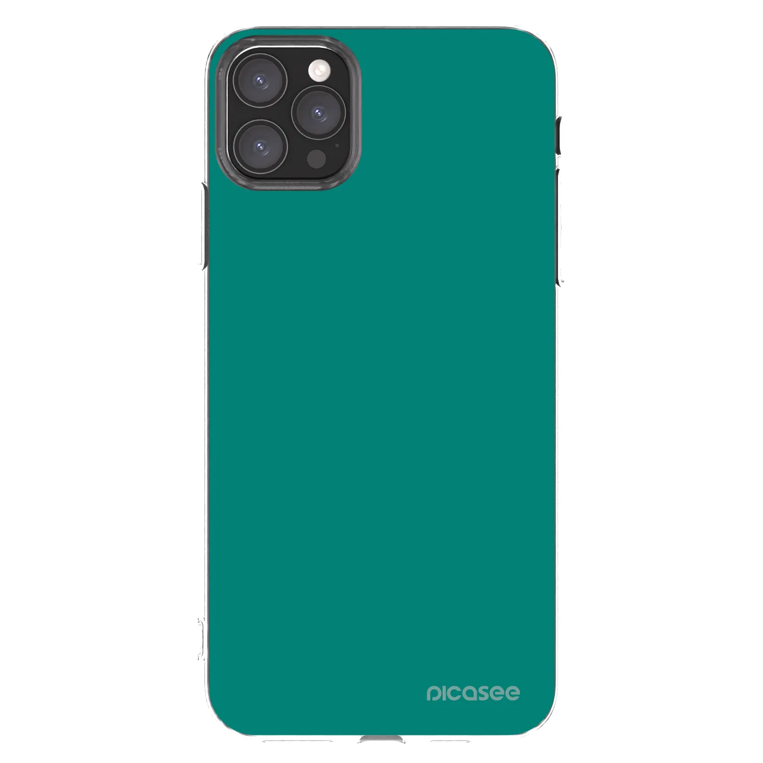 Picasee silikonový průhledný obal pro Apple iPhone 11 Pro Max - Emerald Mist