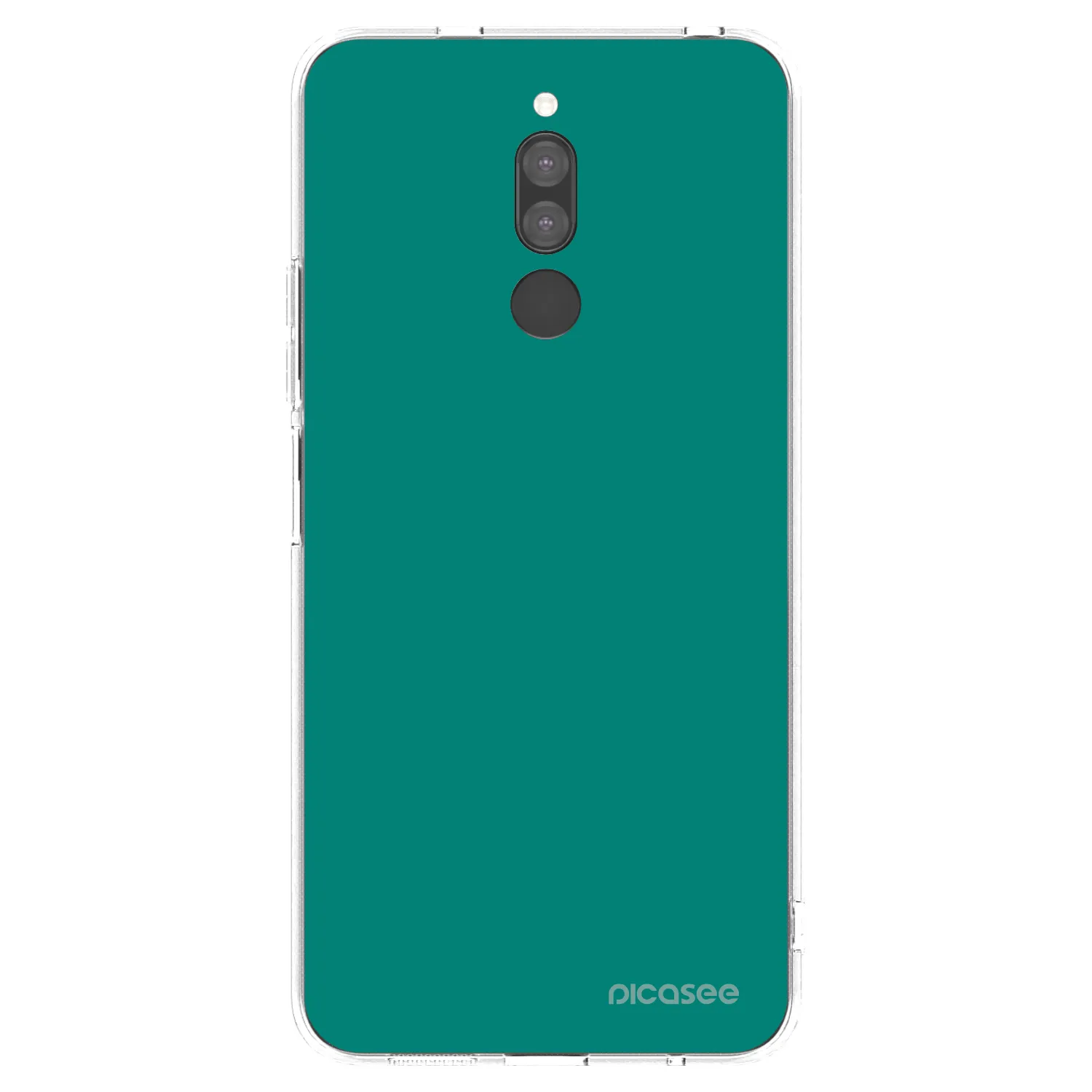 Picasee silikonový průhledný obal pro Xiaomi Redmi 8 - Emerald Mist