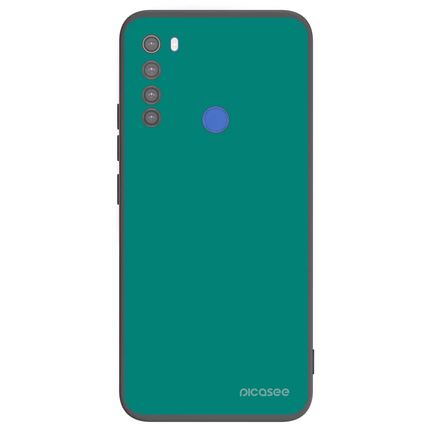 Picasee silikonový černý obal pro Xiaomi Redmi Note 8T - Emerald Mist
