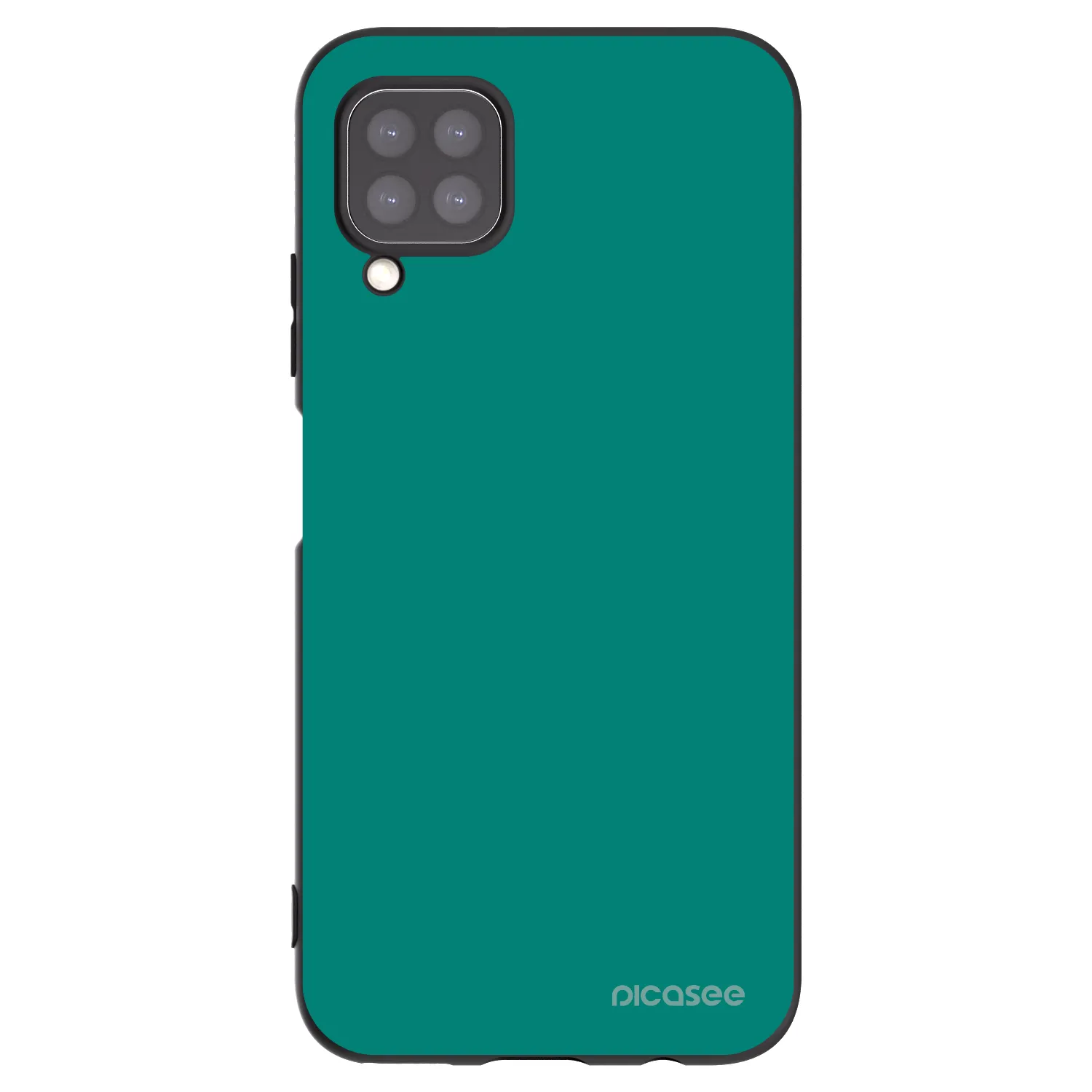 Picasee silikonový černý obal pro Huawei P40 Lite - Emerald Mist