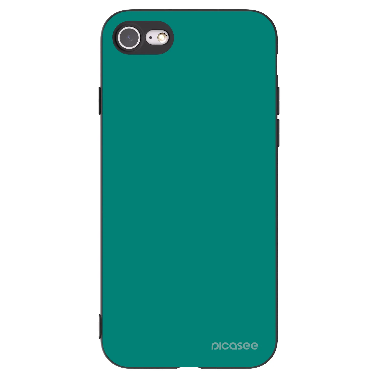 Picasee silikonový černý obal pro Apple iPhone SE 2020 - Emerald Mist