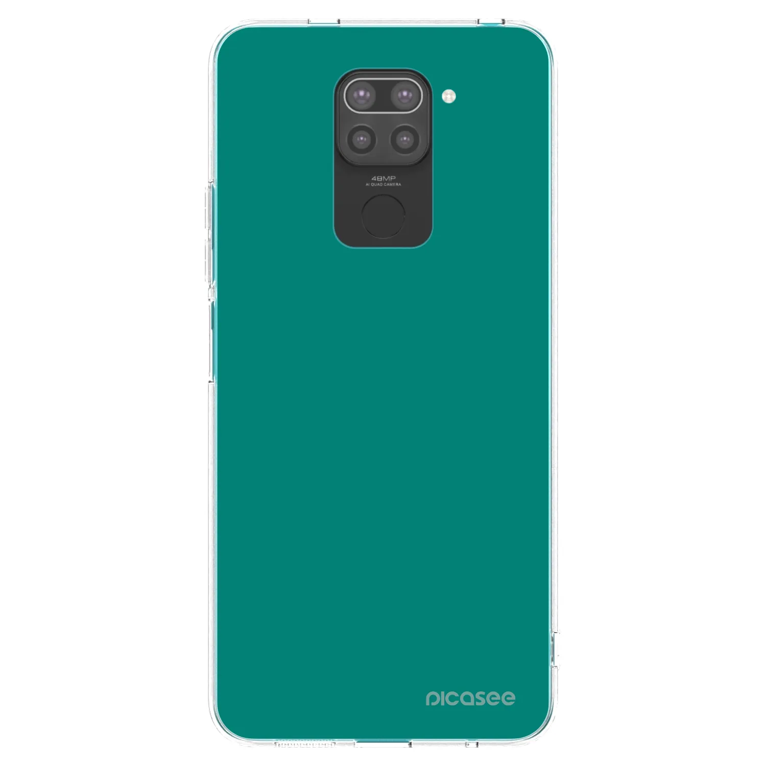 Picasee silikonový černý obal pro Xiaomi Redmi Note 9 - Emerald Mist