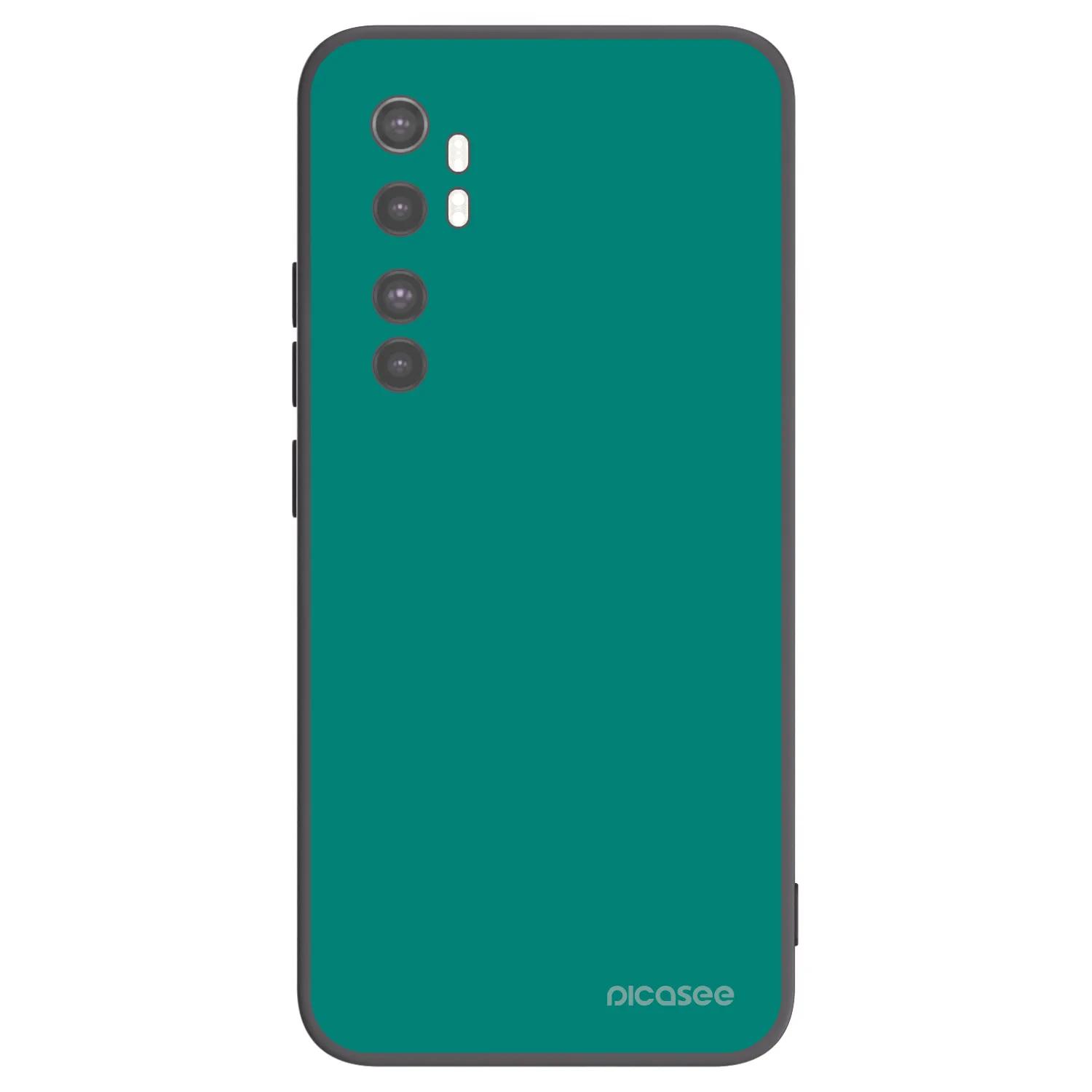 Picasee silikonový černý obal pro Xiaomi Mi Note 10 Lite - Emerald Mist