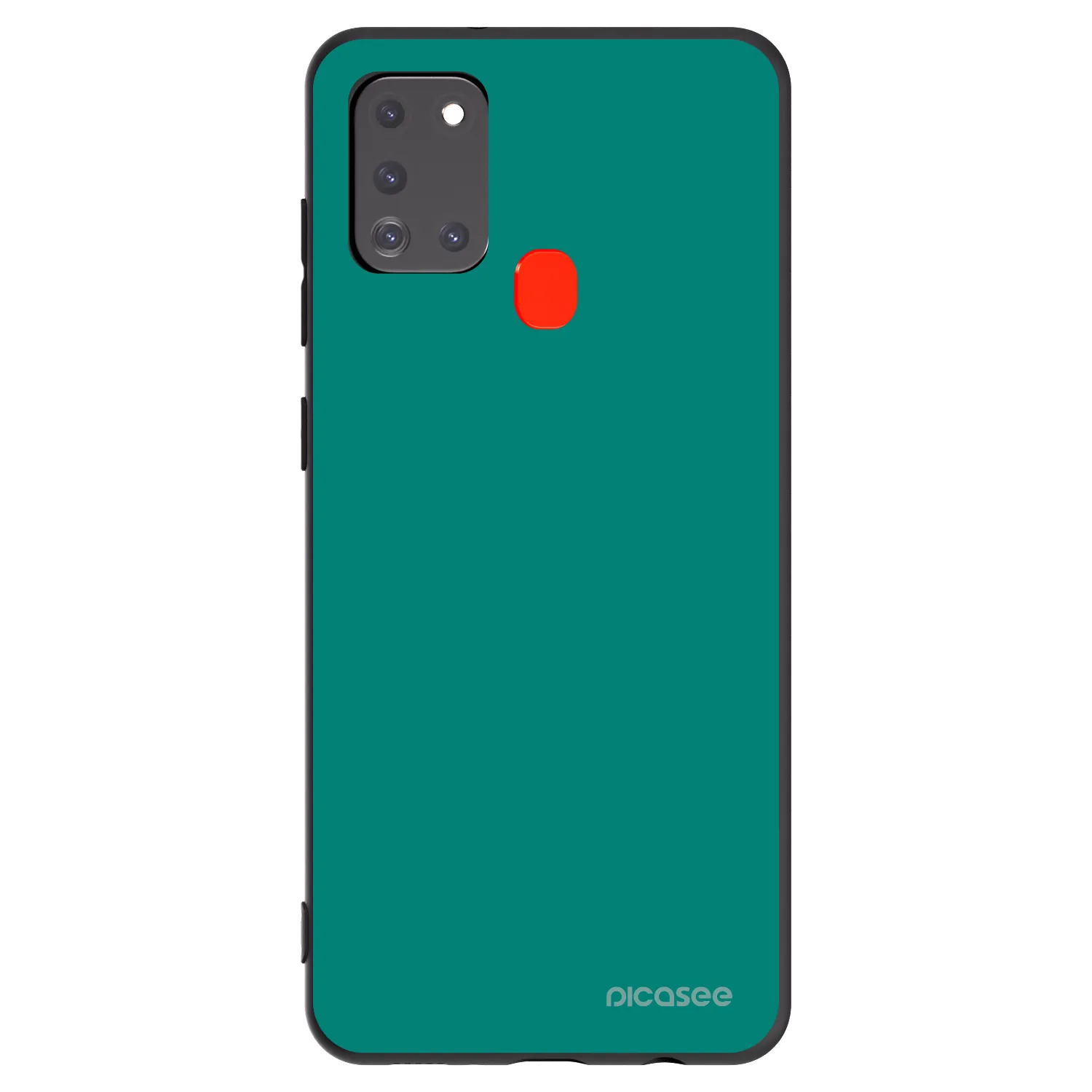 Picasee silikonový černý obal pro Samsung Galaxy A21s - Emerald Mist