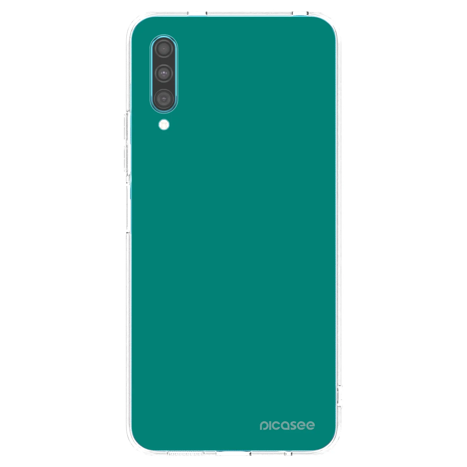 Picasee silikonový průhledný obal pro Samsung Galaxy A30s A307F - Emerald Mist