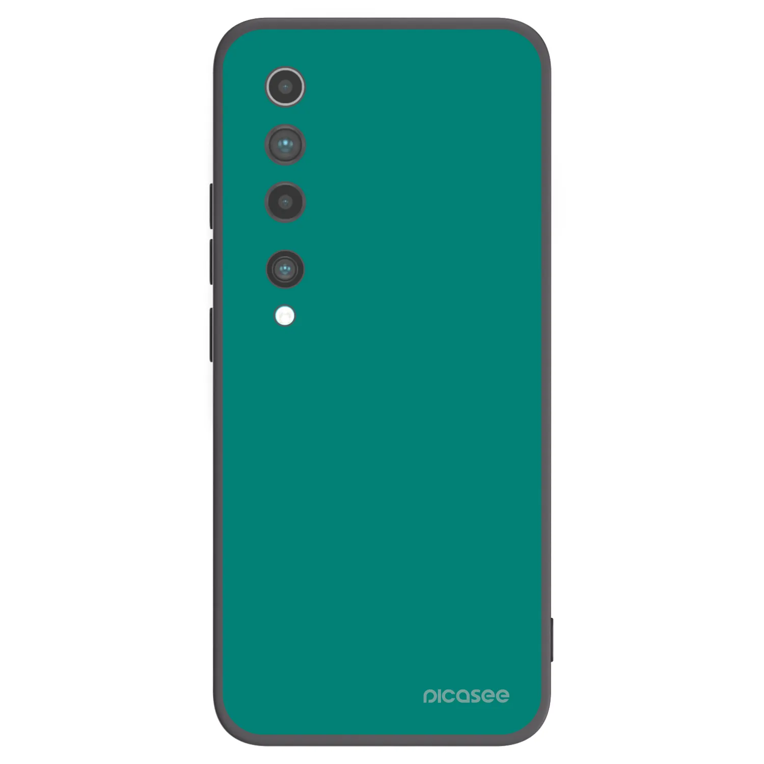 Picasee silikonový černý obal pro Xiaomi Mi 10 - Emerald Mist