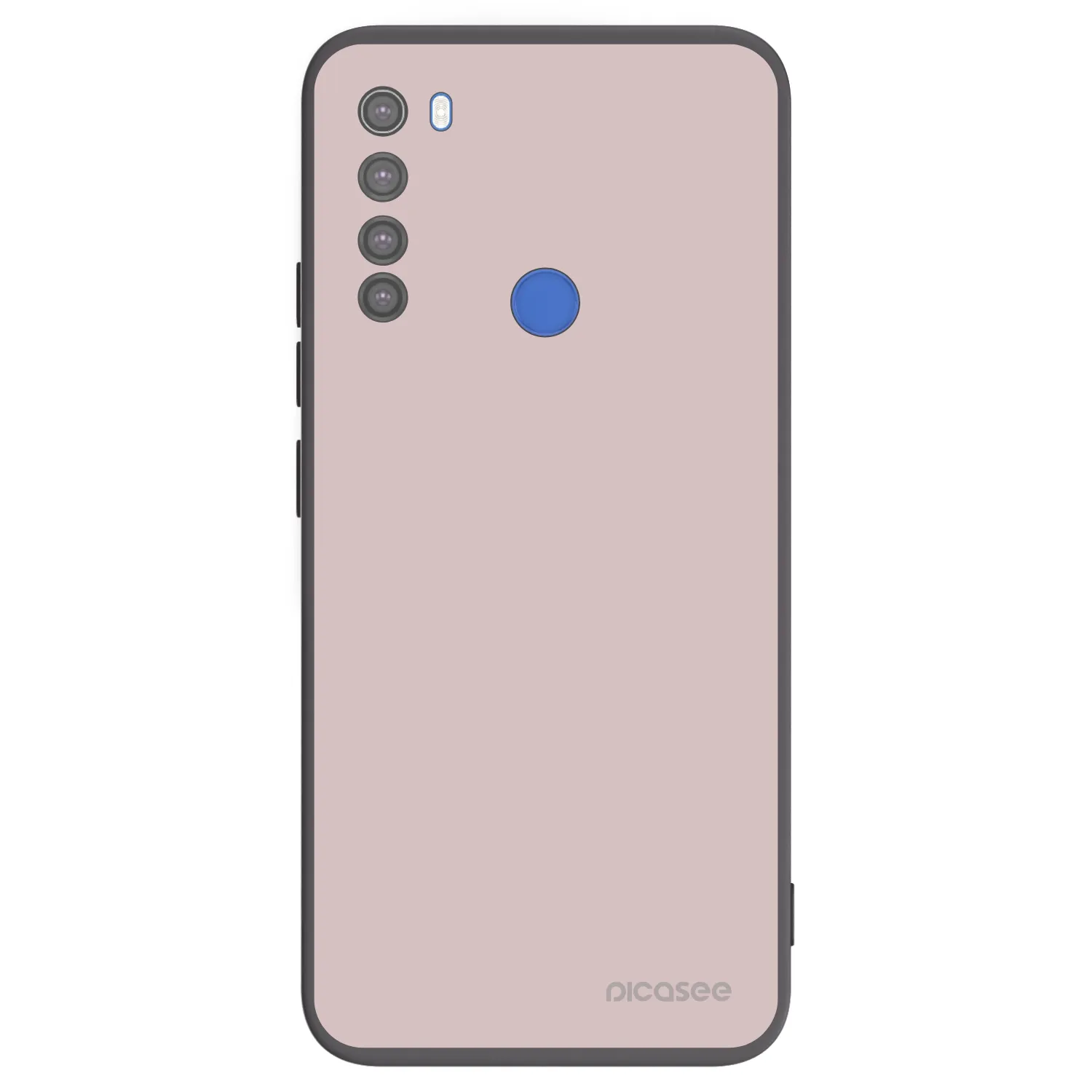 Picasee silikonový černý obal pro Xiaomi Redmi Note 8T - Fantasy Fade