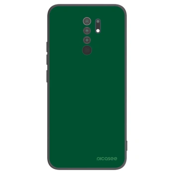 Picasee silikonový černý obal pro Xiaomi Redmi 9 - Green Gleam
