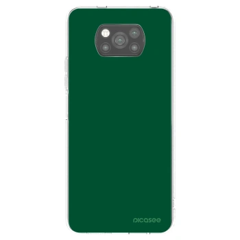 Picasee silikonový černý obal pro Xiaomi Poco X3 - Green Gleam