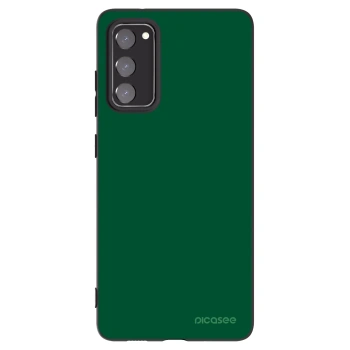 Picasee silikonový černý obal pro Samsung Galaxy S20 FE - Green Gleam