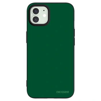 Picasee silikonový černý obal pro Apple iPhone 12 - Green Gleam
