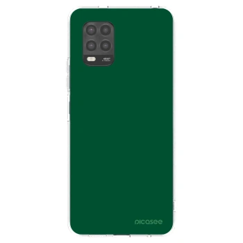 Picasee silikonový průhledný obal pro Xiaomi Mi 10 Lite - Green Gleam