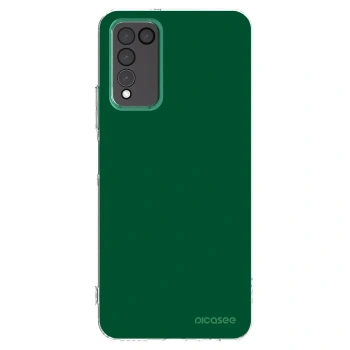 Picasee silikonový průhledný obal pro Honor 10X Lite - Green Gleam