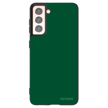 Picasee silikonový černý obal pro Samsung Galaxy S21 5G G991B - Green Gleam