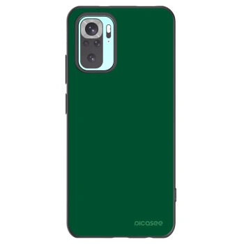 Picasee silikonový černý obal pro Xiaomi Redmi Note 10 Pro - Green Gleam