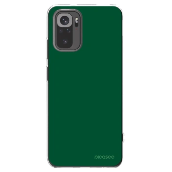Picasee silikonový průhledný obal pro Xiaomi Redmi Note 10S - Green Gleam