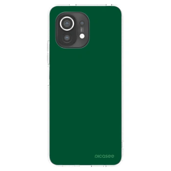 Picasee silikonový průhledný obal pro Xiaomi Mi 11 - Green Gleam