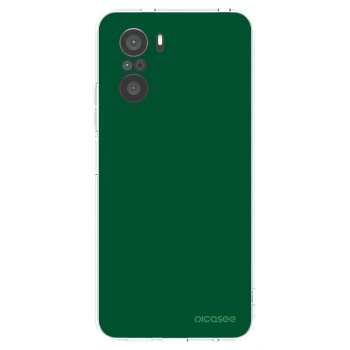 Picasee silikonový průhledný obal pro Xiaomi Poco F3 - Green Gleam