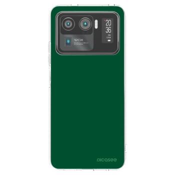 Picasee silikonový průhledný obal pro Xiaomi Mi 11 Ultra - Green Gleam