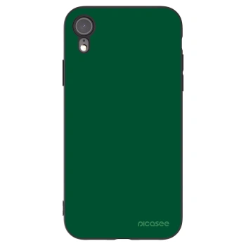 Picasee silikonový černý obal pro Apple iPhone XR - Green Gleam