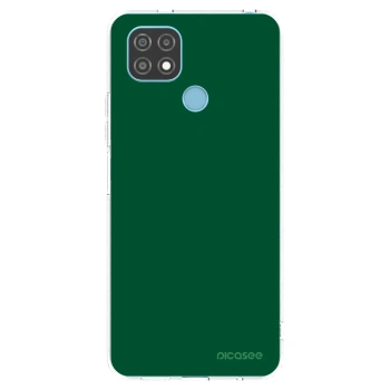 Picasee silikonový průhledný obal pro Realme C21 - Green Gleam