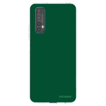 Picasee silikonový průhledný obal pro Realme 7 - Green Gleam