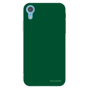 Picasee silikonový průhledný obal pro Apple iPhone XR - Green Gleam