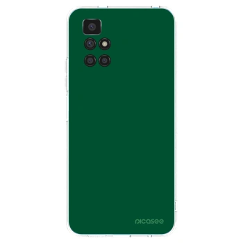 Picasee silikonový průhledný obal pro Xiaomi Redmi 10 - Green Gleam